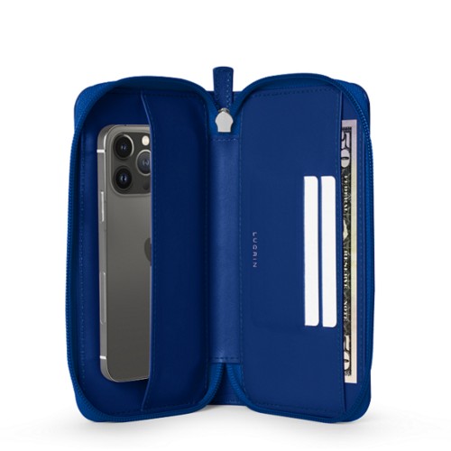 Plånboksfodral med Dragkedja för iPhone 13 Pro
