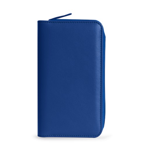 Custodia portafoglio con zip per iPhone 13 Pro
