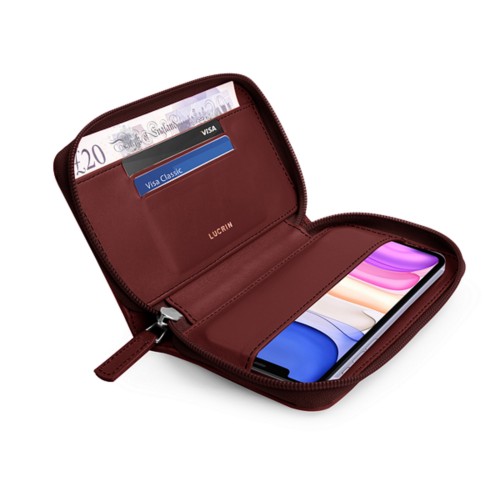 Zip Wallet Case for iPhone 11