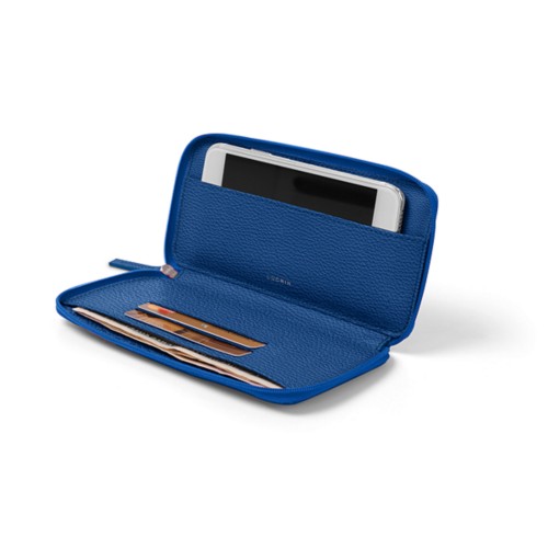 iPhone 8 leather zipped pouch