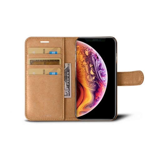 Custodia a portafoglio per iPhone XS Max