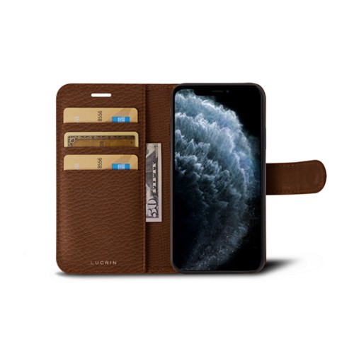 Custodia a portafoglio per iPhone 11 Pro Max