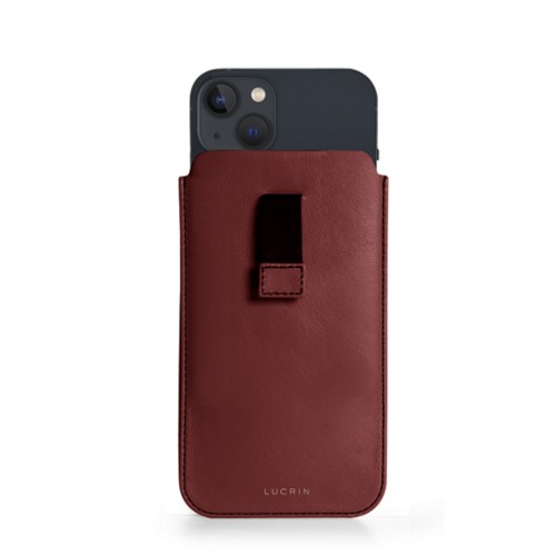 Custodia con linguetta per iPhone 13 mini