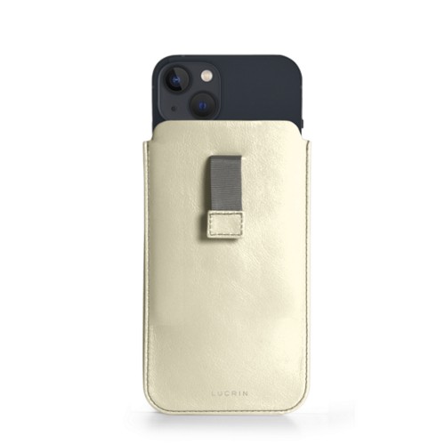 Custodia con linguetta per iPhone 13 mini