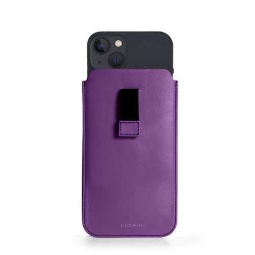 Custodia con linguetta per iPhone 13 mini