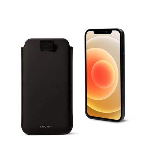 Custodia per iPhone 12 con linguetta