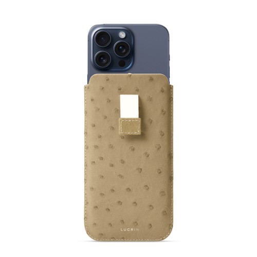 Custodia con linguetta - iPhone 15 Pro