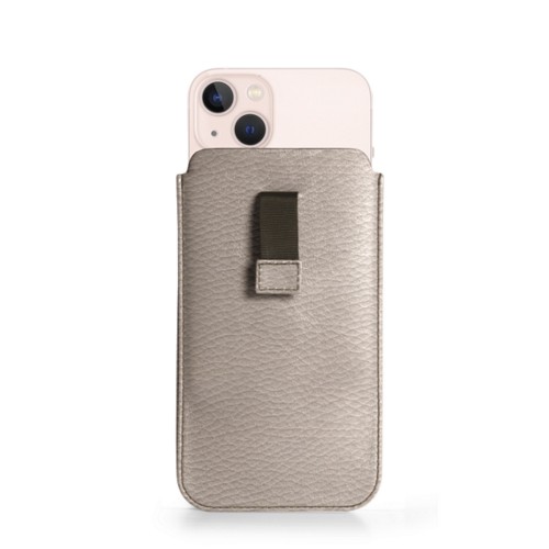 Custodia con linguetta per iPhone 13