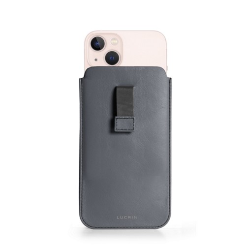 Custodia con linguetta per iPhone 13
