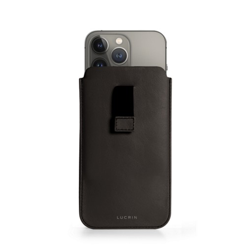 Custodia per iPhone 13 Pro con linguetta
