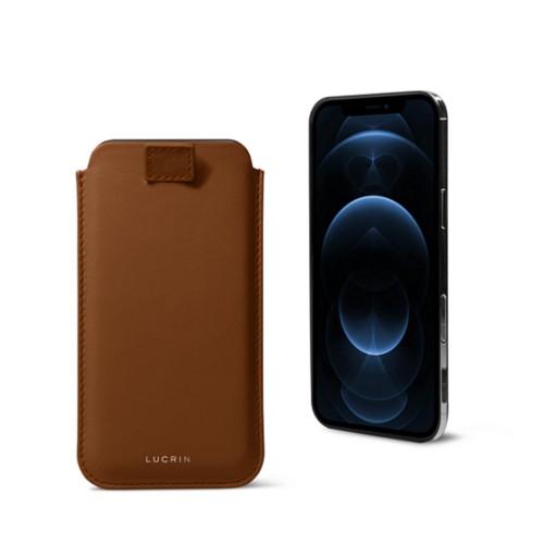 Custodia per iPhone 12 Pro Max con linguetta
