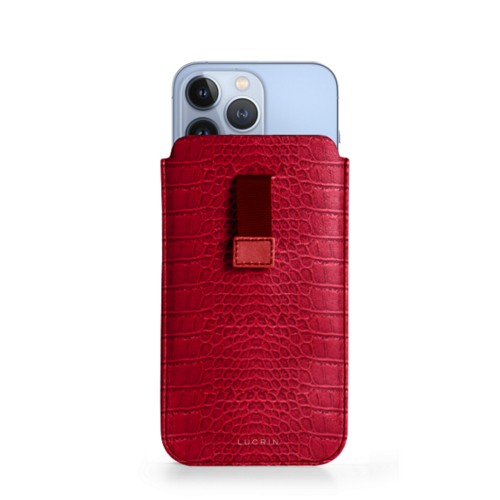 Custodia per iPhone 13 Pro Max con linguetta