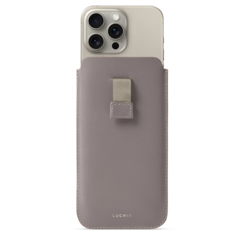 Custodia con linguetta - iPhone 15 Pro Max