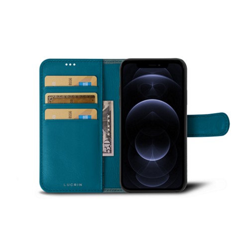 Custodia a portafoglio per iPhone 12 Pro Max