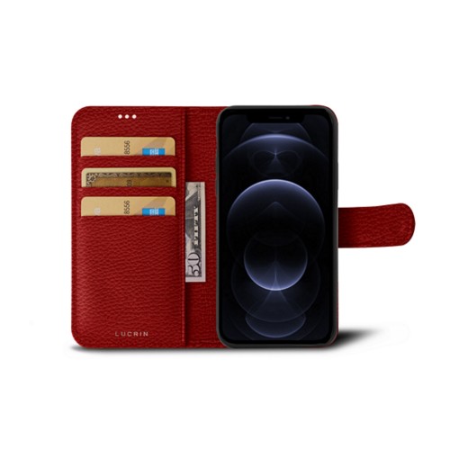Custodia a portafoglio per iPhone 12 Pro Max