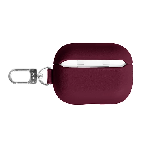 Leather AirPods Pro Case with Carabiner | Lucrin Geneva US