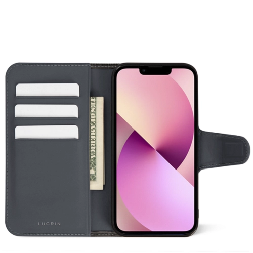 Custodia a portafoglio di lusso per iPhone 13