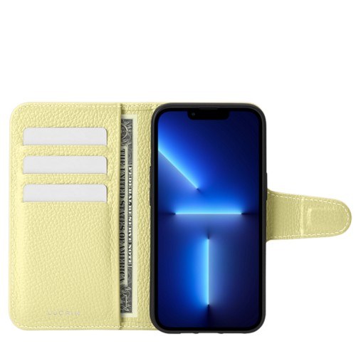 iPhone 13 Pro 奢華錢包式保護套