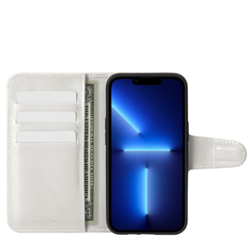 Custodia a portafoglio di lusso per iPhone 13 Pro