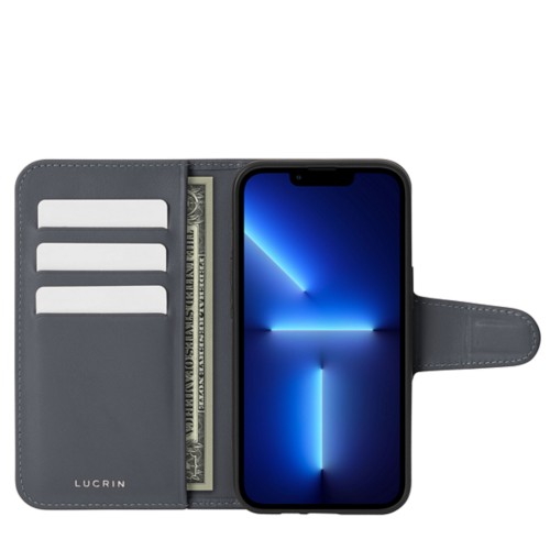 iPhone 13 Pro Luxus-Brieftaschenhülle