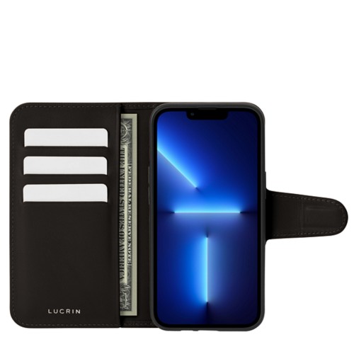 Custodia a portafoglio di lusso per iPhone 13 Pro