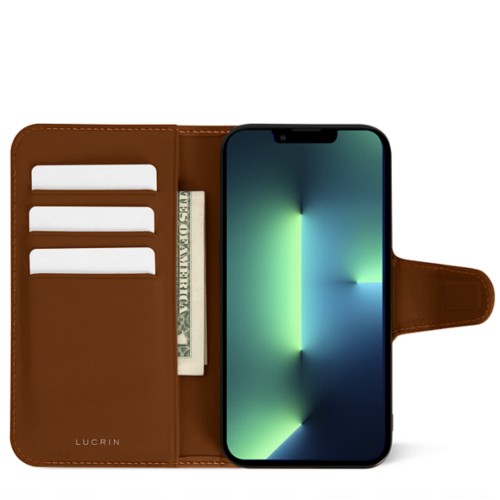 Custodia a portafoglio di lusso per iPhone 13 Pro Max