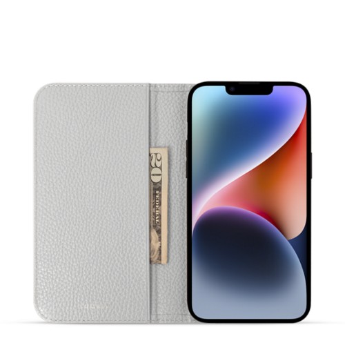 Custodia a portafoglio minimalista - iPhone 14 Plus