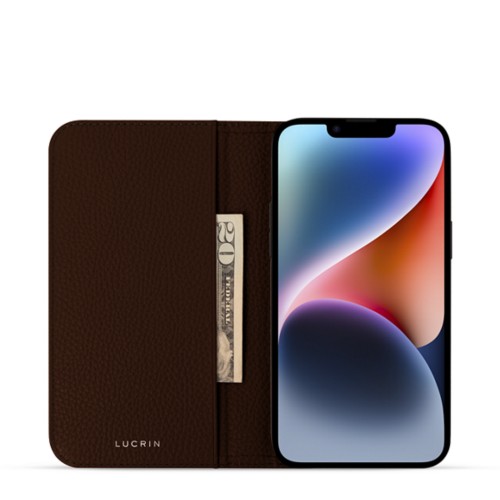 Custodia a portafoglio minimalista - iPhone 14 Plus