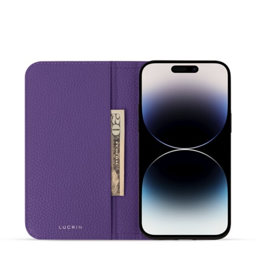 Custodia a portafoglio minimalista - iPhone 14 Pro Max