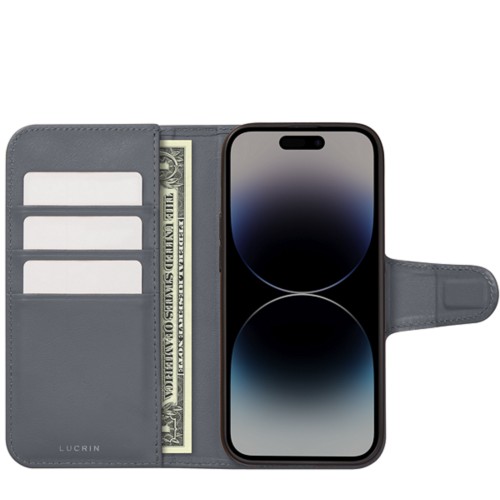 Custodia a portafoglio di lusso - iPhone 14 Pro Max