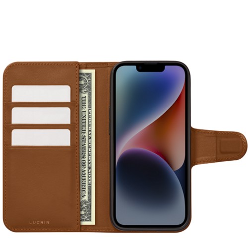 Étui portefeuille de luxe - iPhone 14 Plus