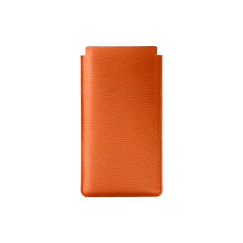 Custodia classica - Samsung Galaxy S25 Ultra - Arancione - Pelle Ruvida