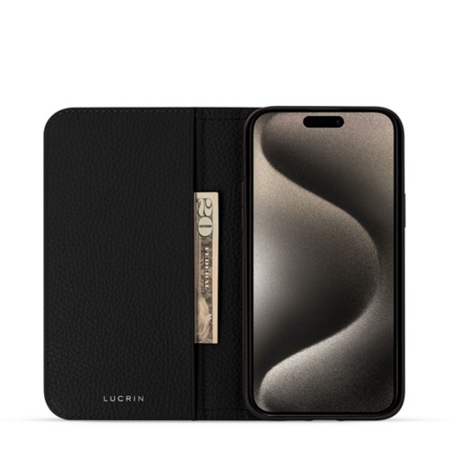 Custodia portafoglio minimalista - iPhone 15 Pro Max