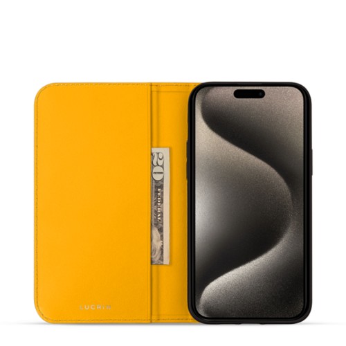 Custodia portafoglio minimalista - iPhone 15 Pro Max