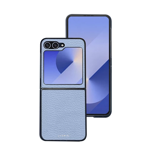Custom Leather Case for Samsung Galaxy Z Flip 6 - Personalize with