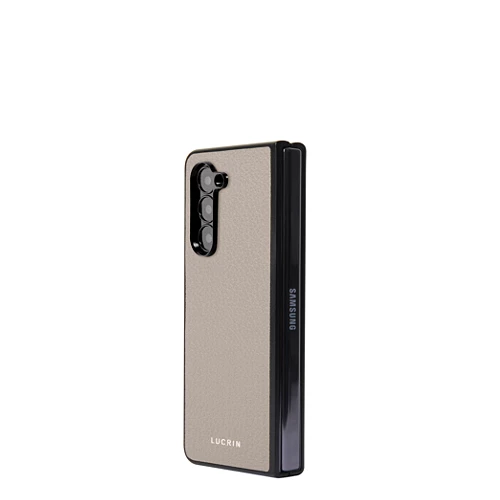 Samsung Z Fold 6 Leather Case - Customizable | Lucrin Geneva US