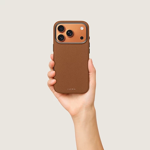 Luxury Leather Bumper Case for iPhone 17 Pro Max | LUCRIN Geneva