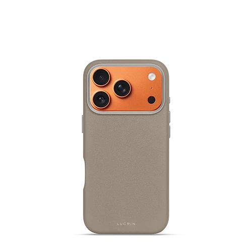 Luxury Leather Bumper Case for iPhone 17 Pro Max | LUCRIN Geneva