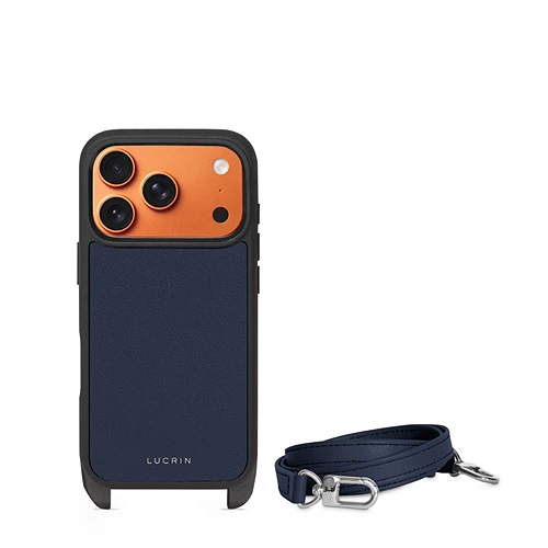 Crossbody bumper case - iPhone 17 Pro Max | Personalized leather