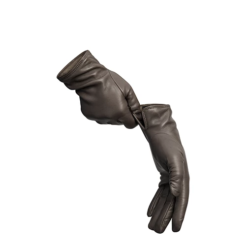 Winter gloves for women - 7.5 - Dark Brown - Nappa Lambskin Winter gloves for women - 7.5 - Dark Brown - Nappa Lambskin