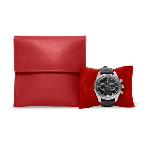 Soft luxury watch holder