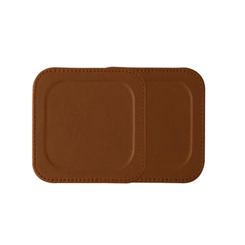 Sottobicchiere quadrato con bordo - 2 pezzi