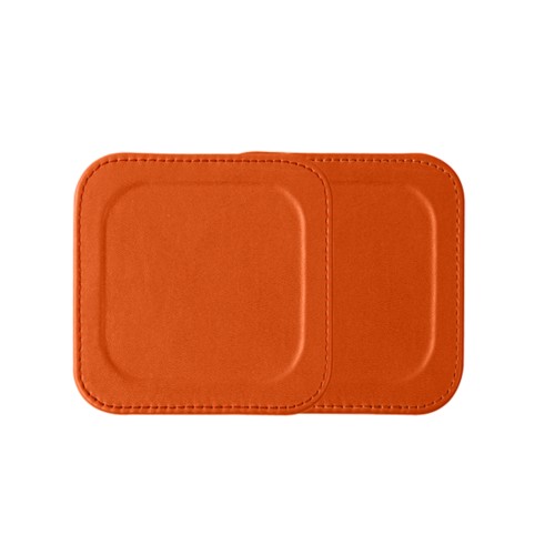 Sottobicchiere quadrato con bordo - 2 pezzi