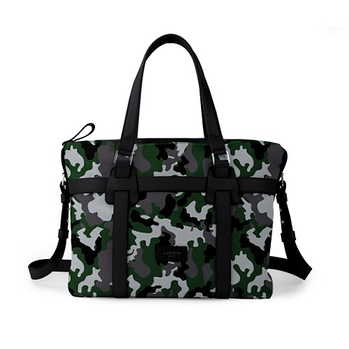 Saco de compras - Verde Claro-Preto - Camuflado