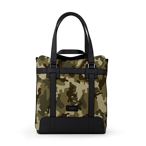 Mala tote - Verde Escuro-Preto - Camuflado
