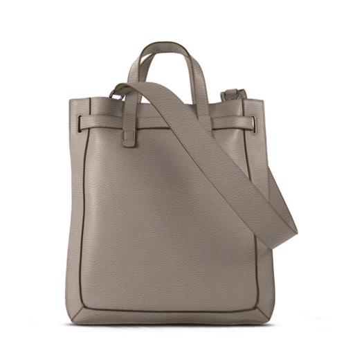 Leather tote bag for women