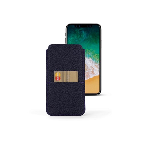 iPhone X pouch with pocket