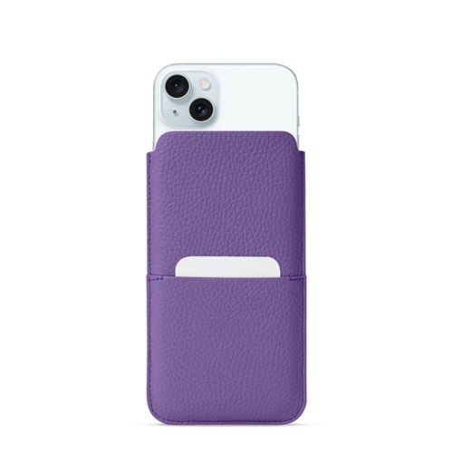 Luxury Pouch with Pocket - iPhone 15