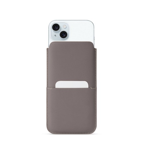 Custodia di lusso con tasca - iPhone 15