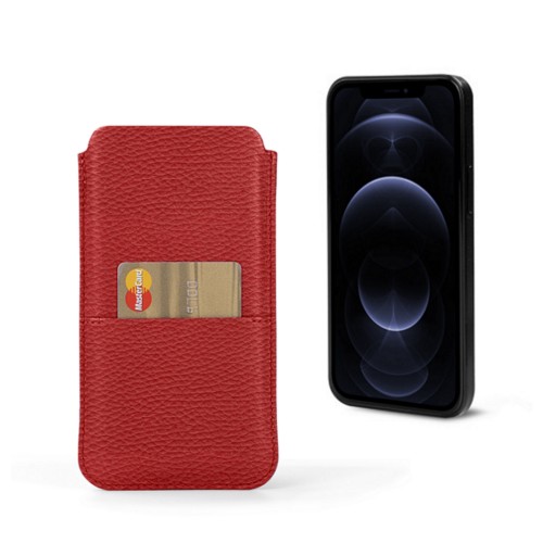 Custodia per iPhone 12 Pro Max con tasca